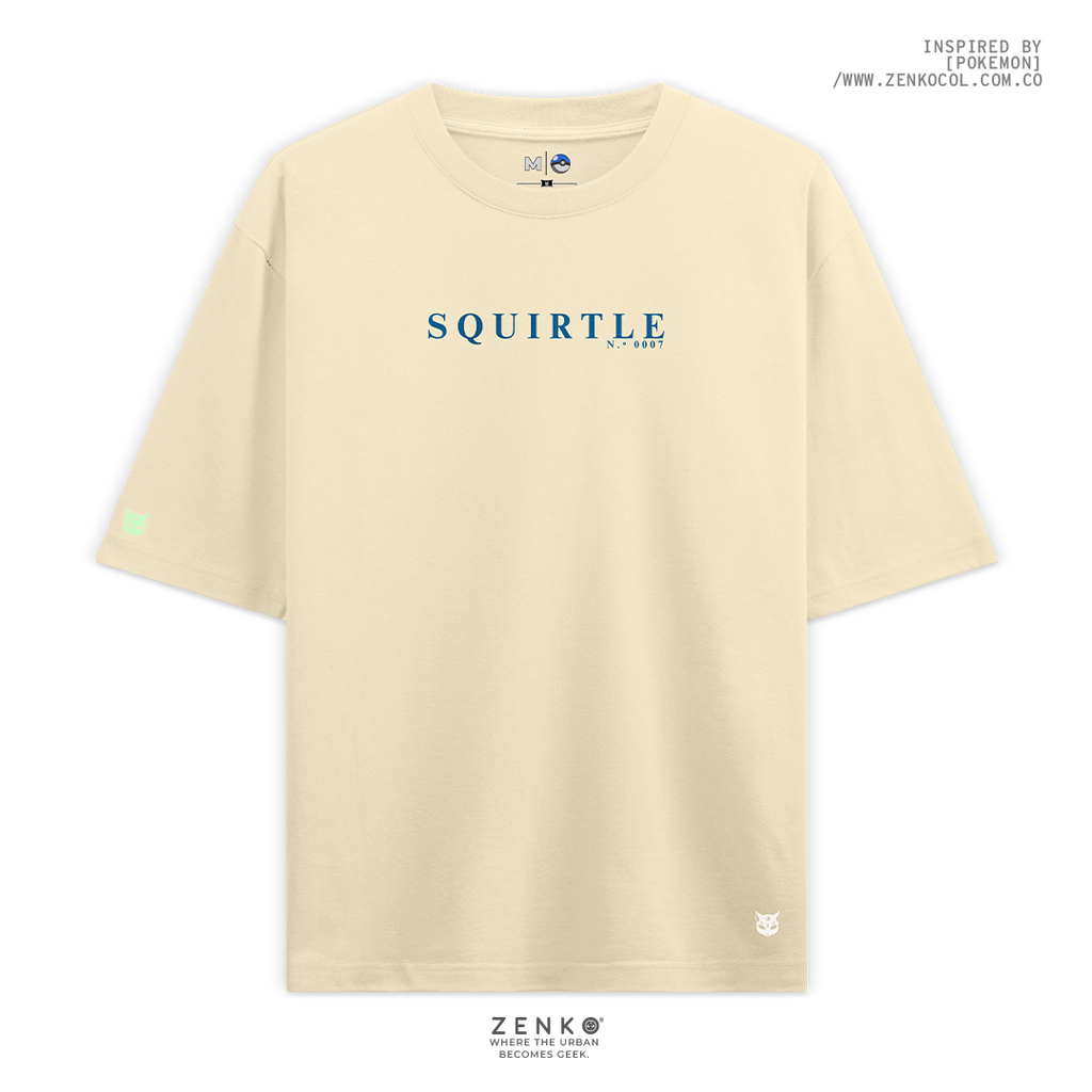 Camiseta Oversize - Squirtle