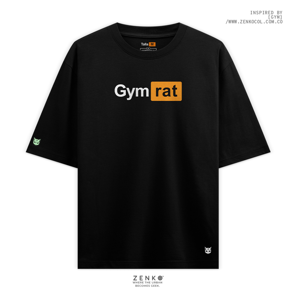 Camiseta Oversize - Gym Rat