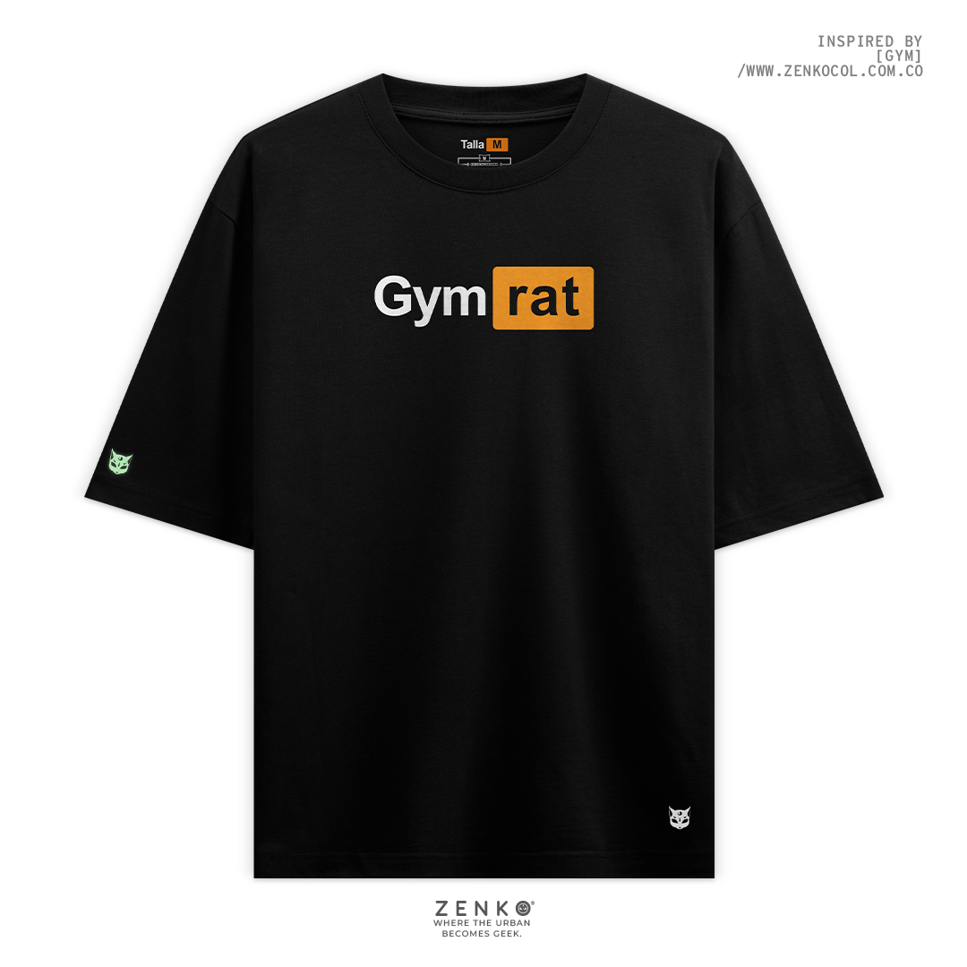 Camiseta Oversize - Gym Rat