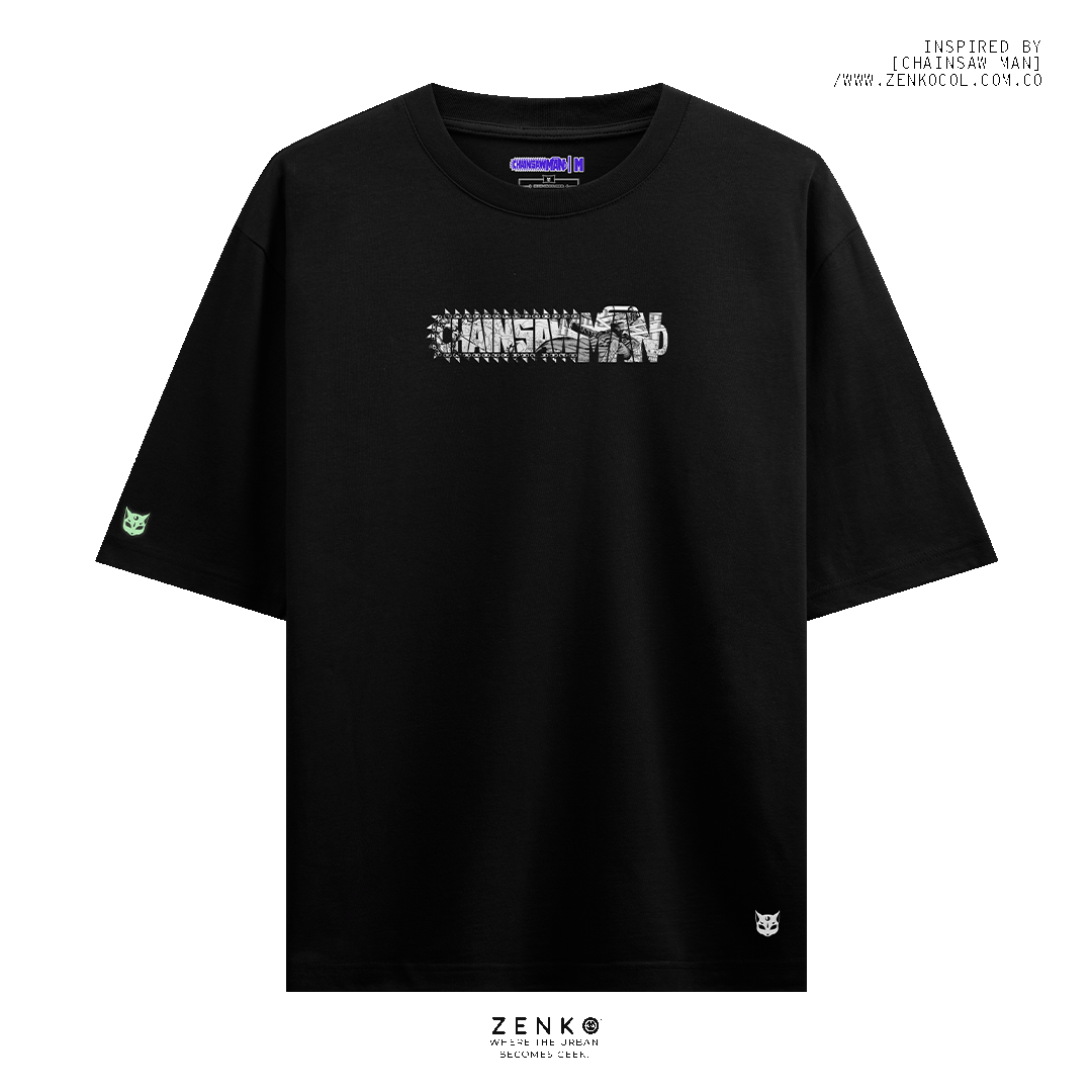 Camiseta Oversize  - Chainsaw Man