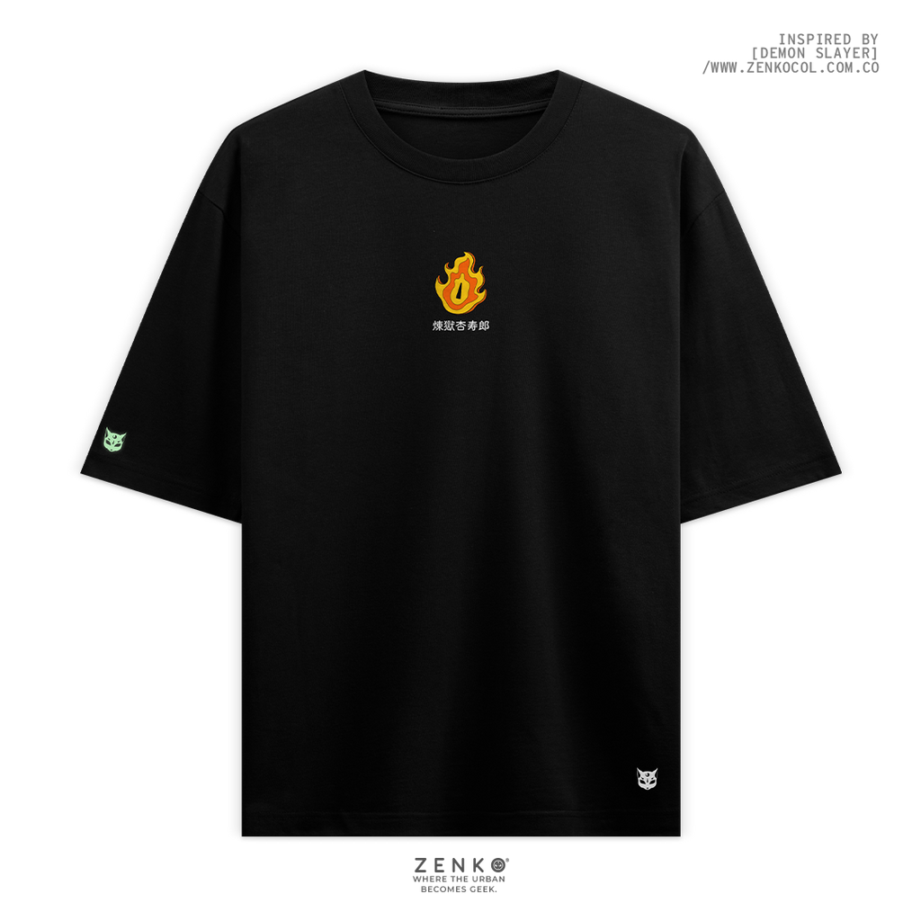 Camiseta Oversize - Pilar de Fuego