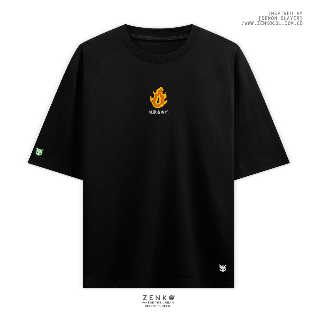 Camiseta Oversize - Pilar de Fuego