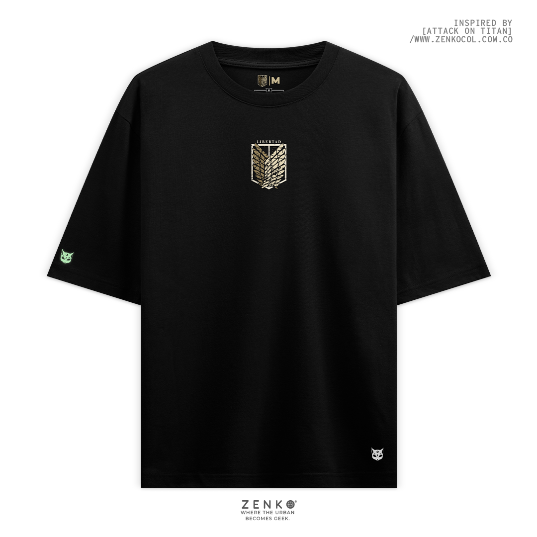 Camiseta Oversize - Eren Yeager