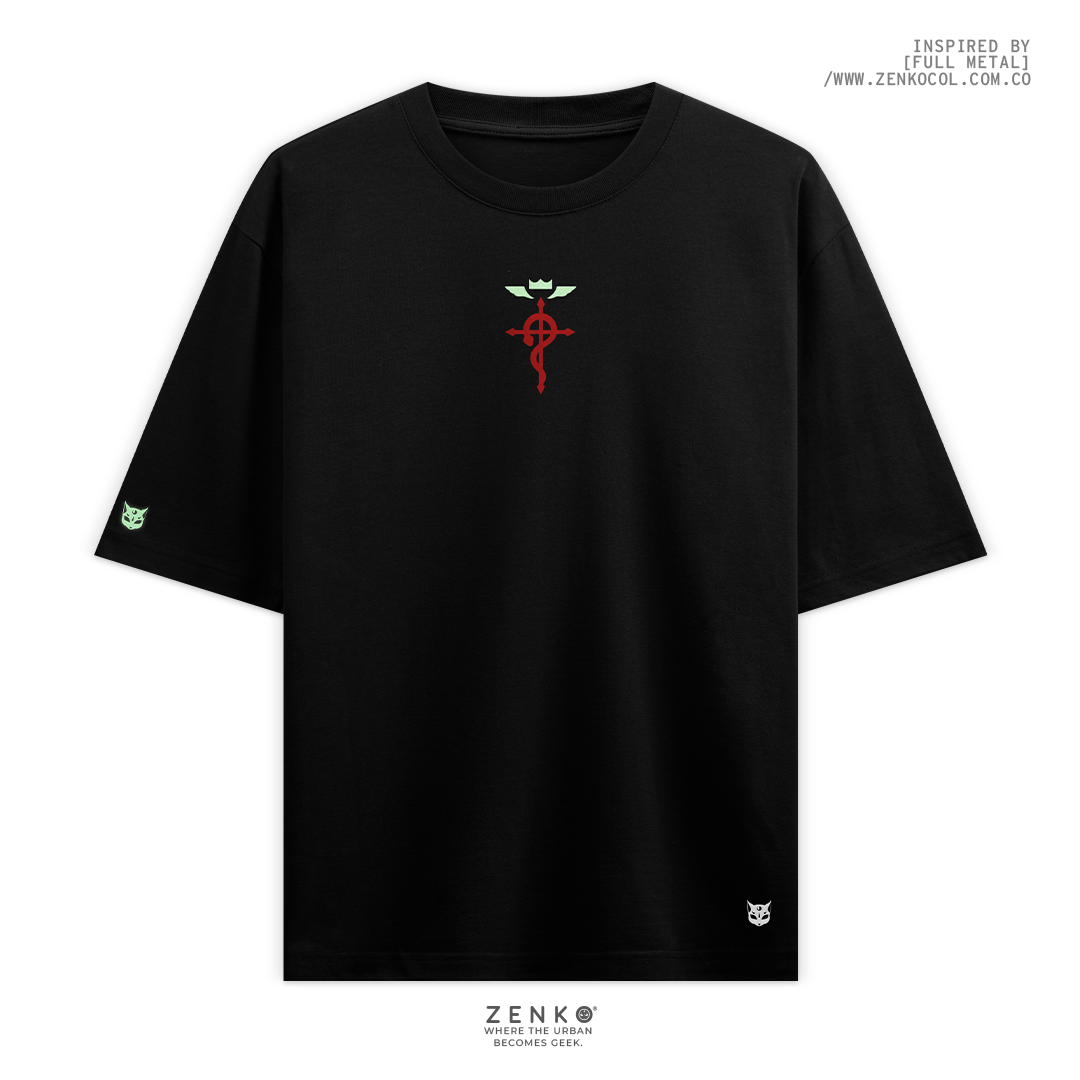 Camiseta Oversize - fullmetal alchemist