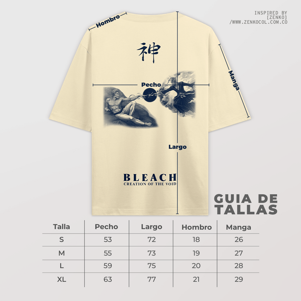 Camiseta Oversize - Bleach Arte