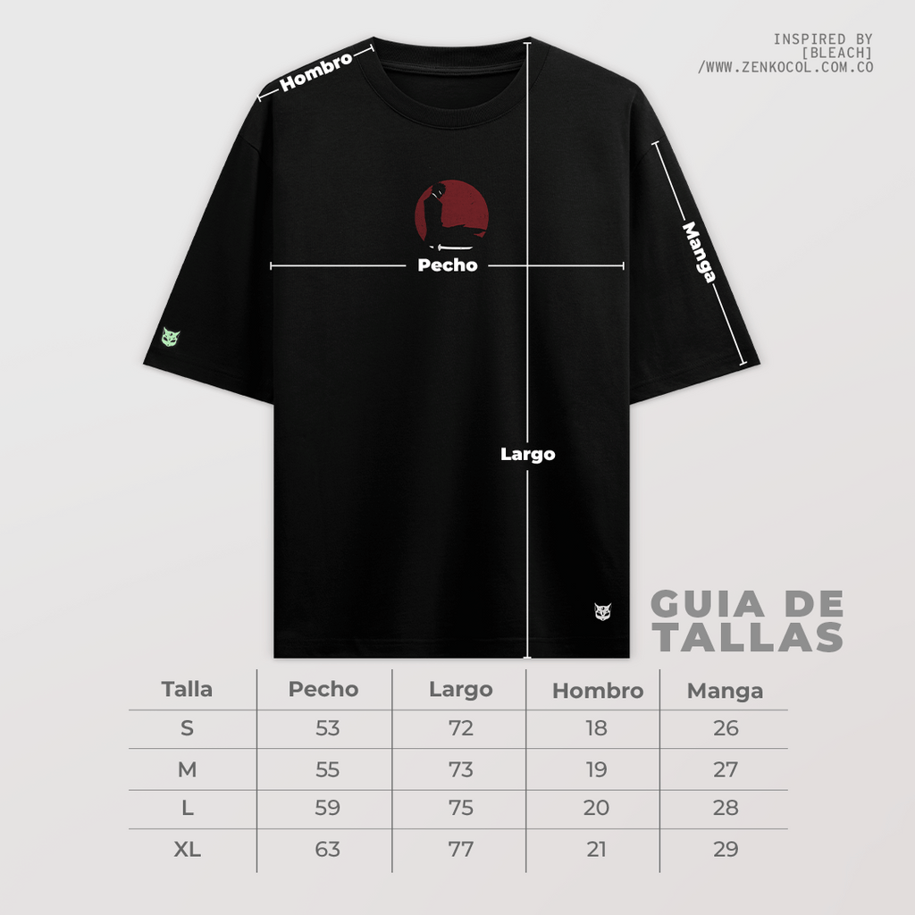 Camiseta Oversize - Ichigo Kurosaki