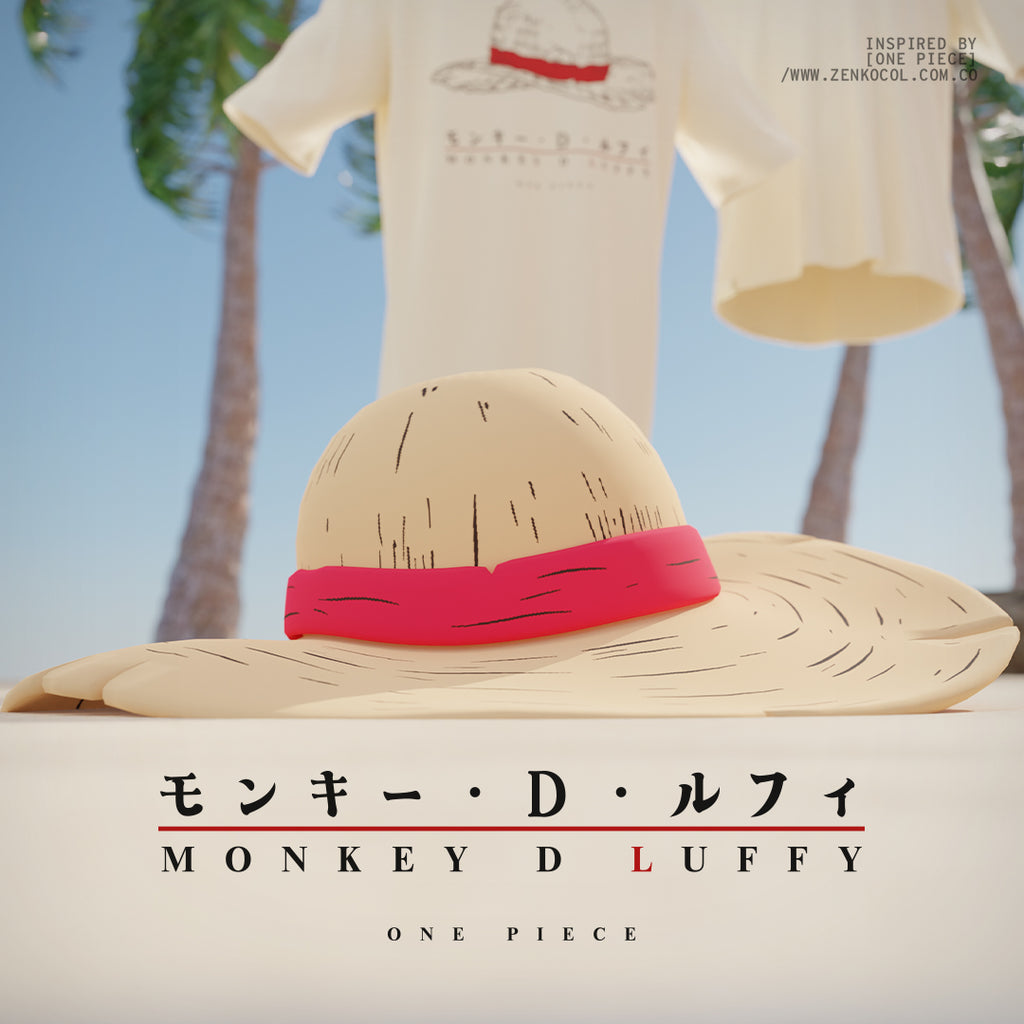 Camiseta Oversize - Luffy Sombrero de Paja