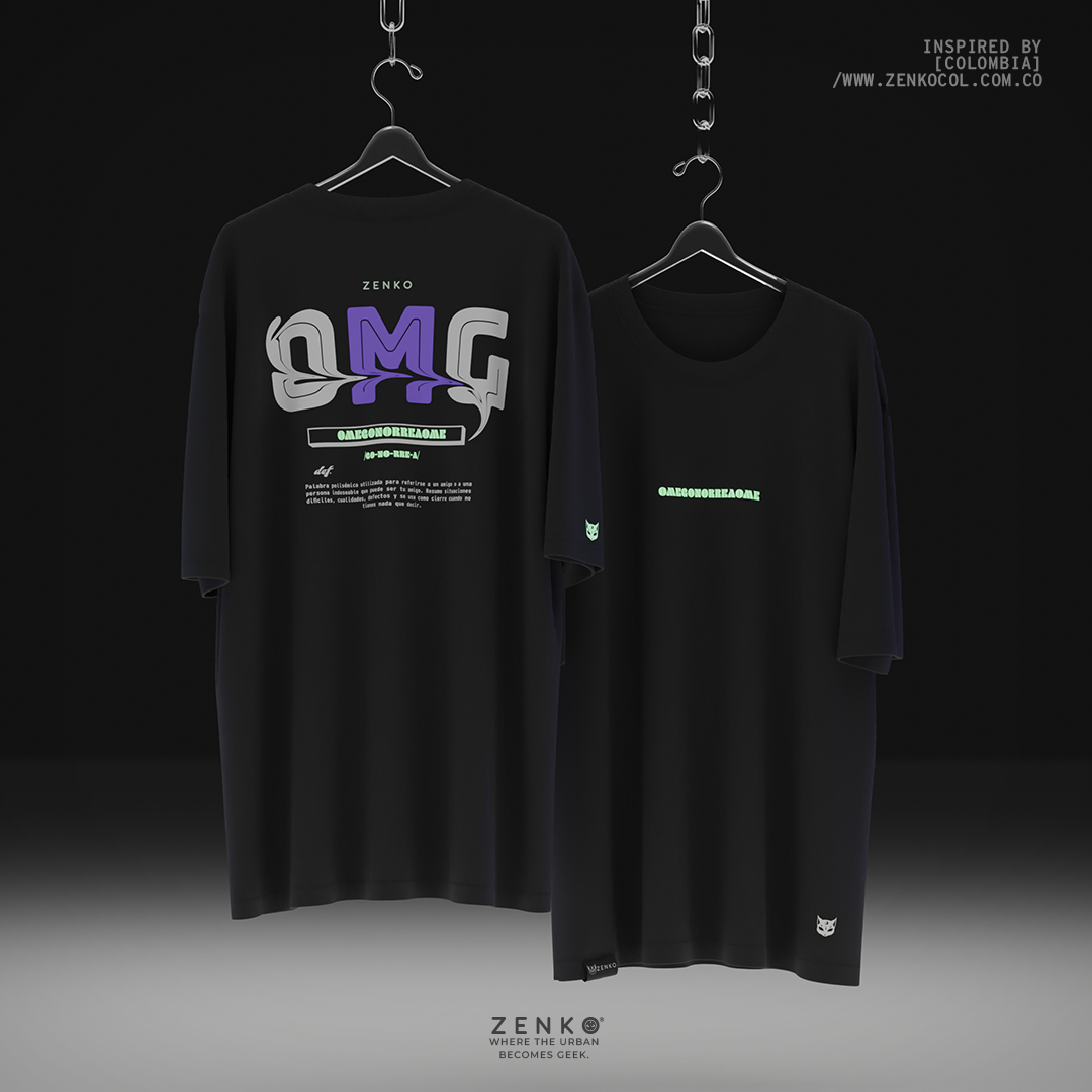 Camiseta Oversize - Omeg0n0rr3a