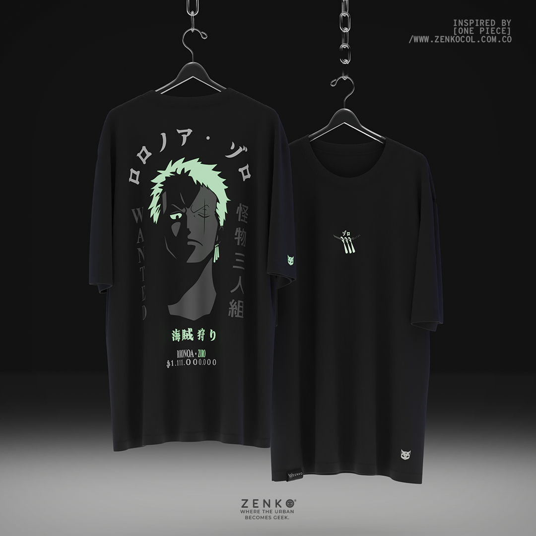 Camiseta Oversize - Zoro Roronoa