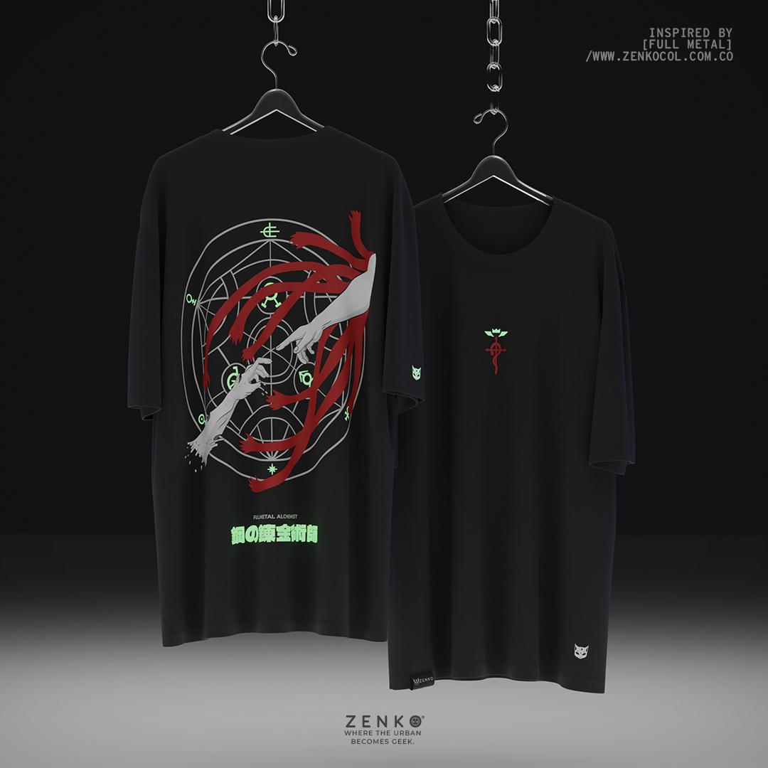 Camiseta Oversize - fullmetal alchemist