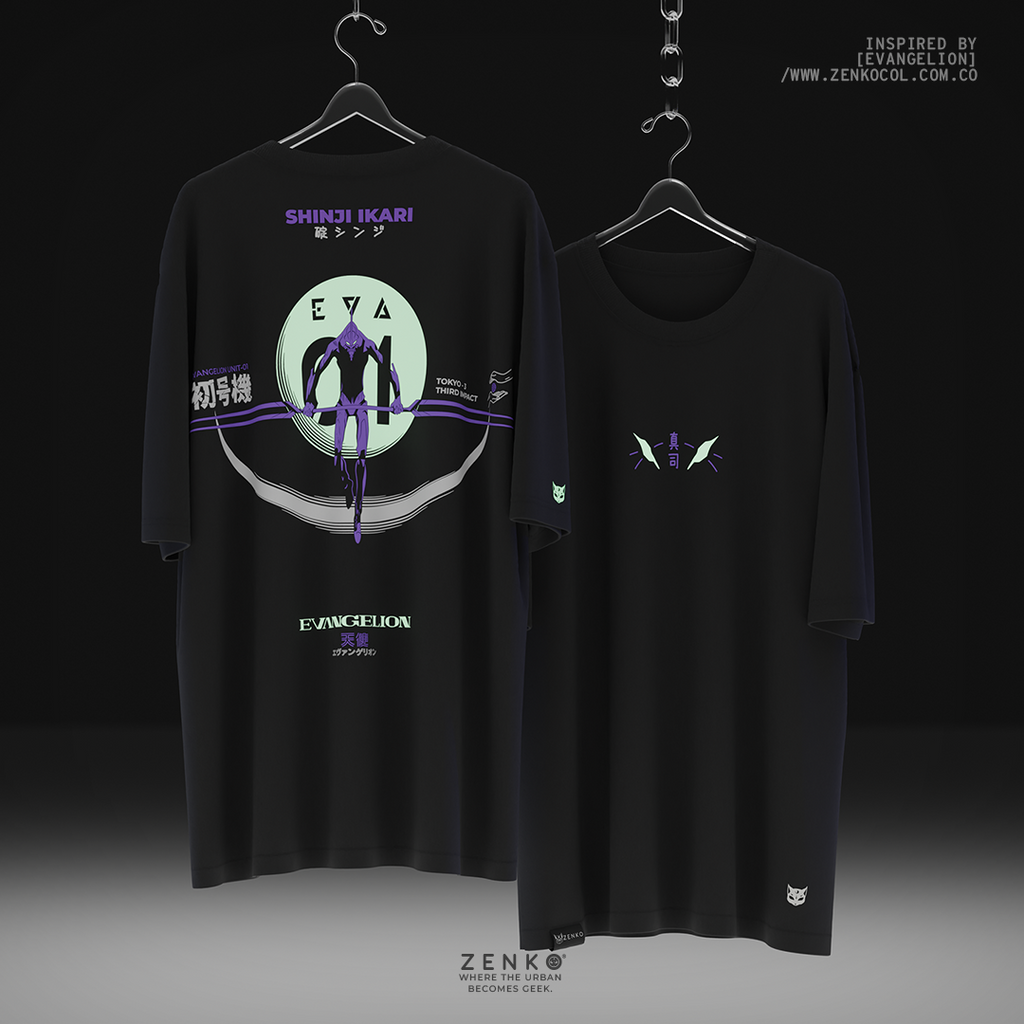 Camiseta Oversize - Evangelion Eva 01