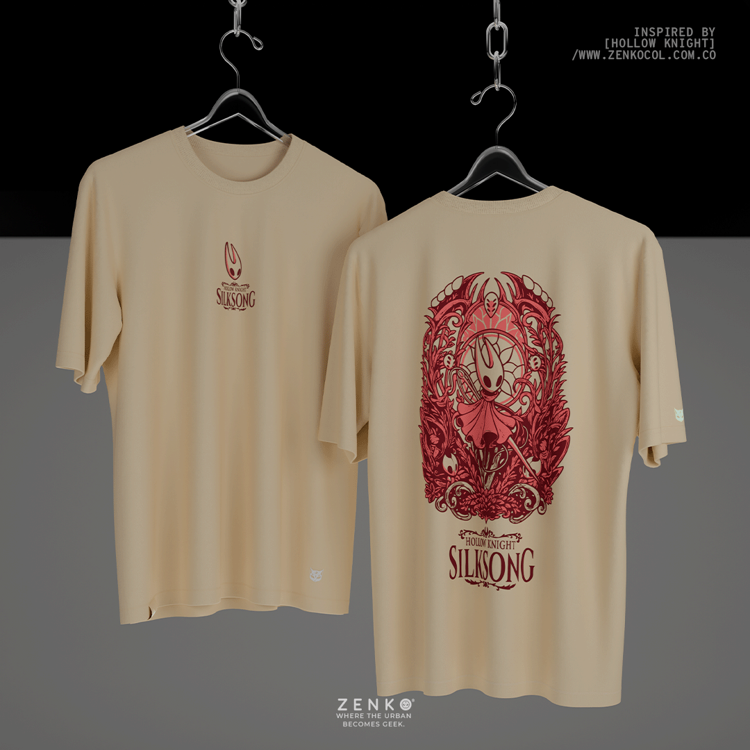 Camiseta Oversize - Hollow Knight Silksong