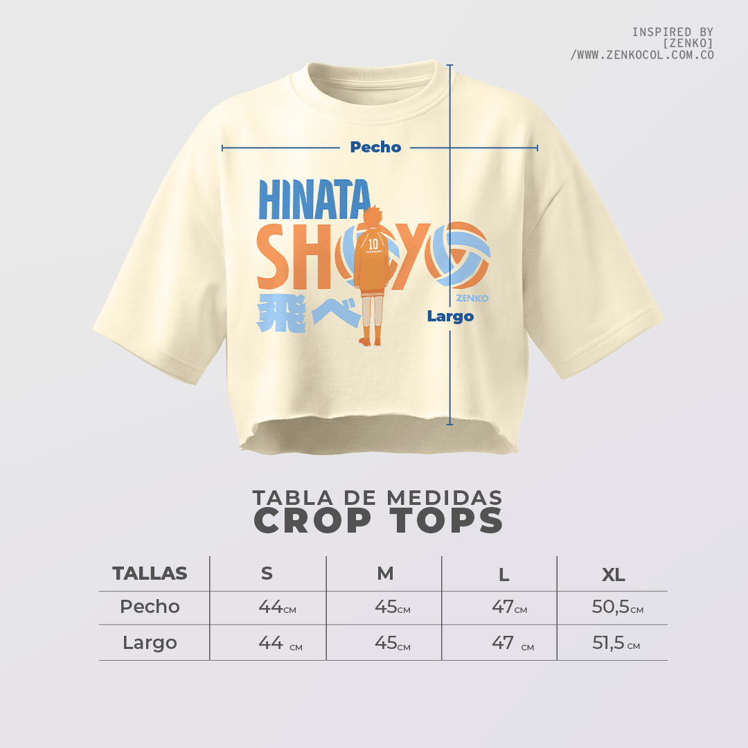 Crop Top - Haikyuu 'Hinata Shoyo'