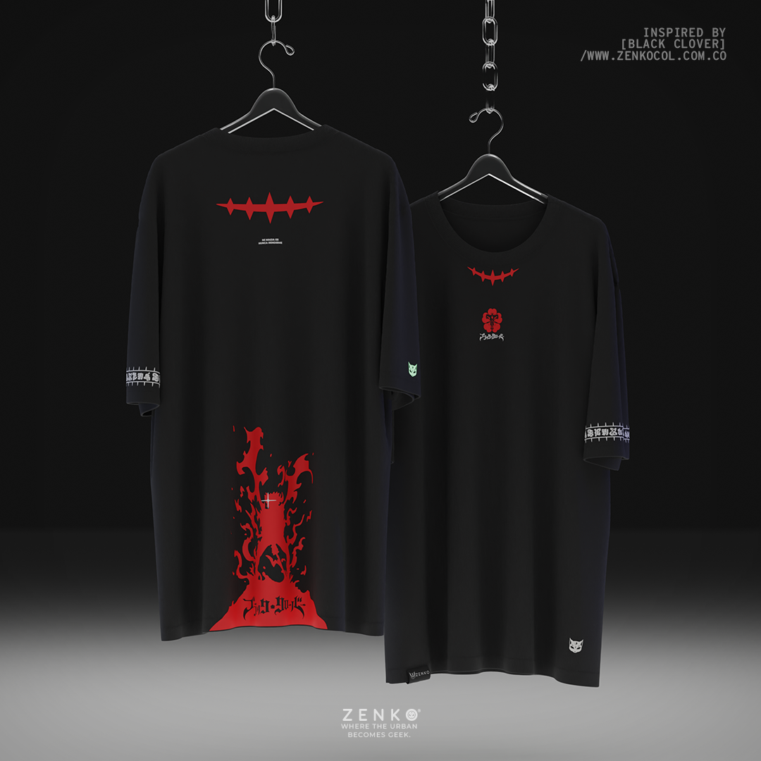 Camiseta Oversize - Asta Black Clover