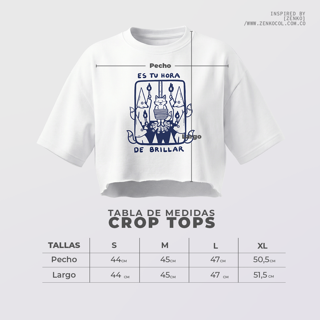 Crop Top -  Es Hora de Brillar