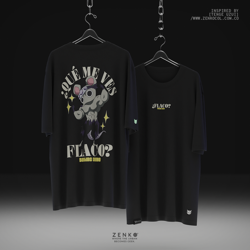 Camiseta Oversize - ¿Qué me ves Flaco?