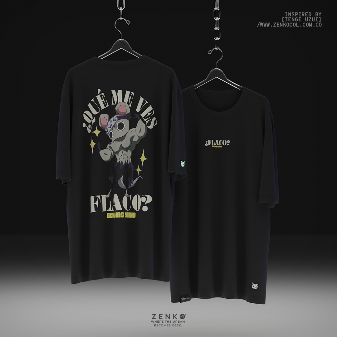 Camiseta Oversize - ¿Qué me ves Flaco?