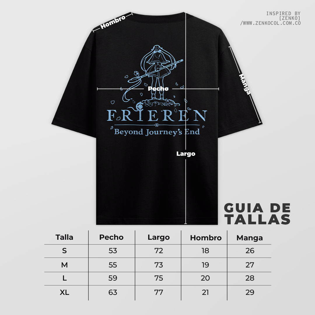 Camiseta Oversize - Frieren