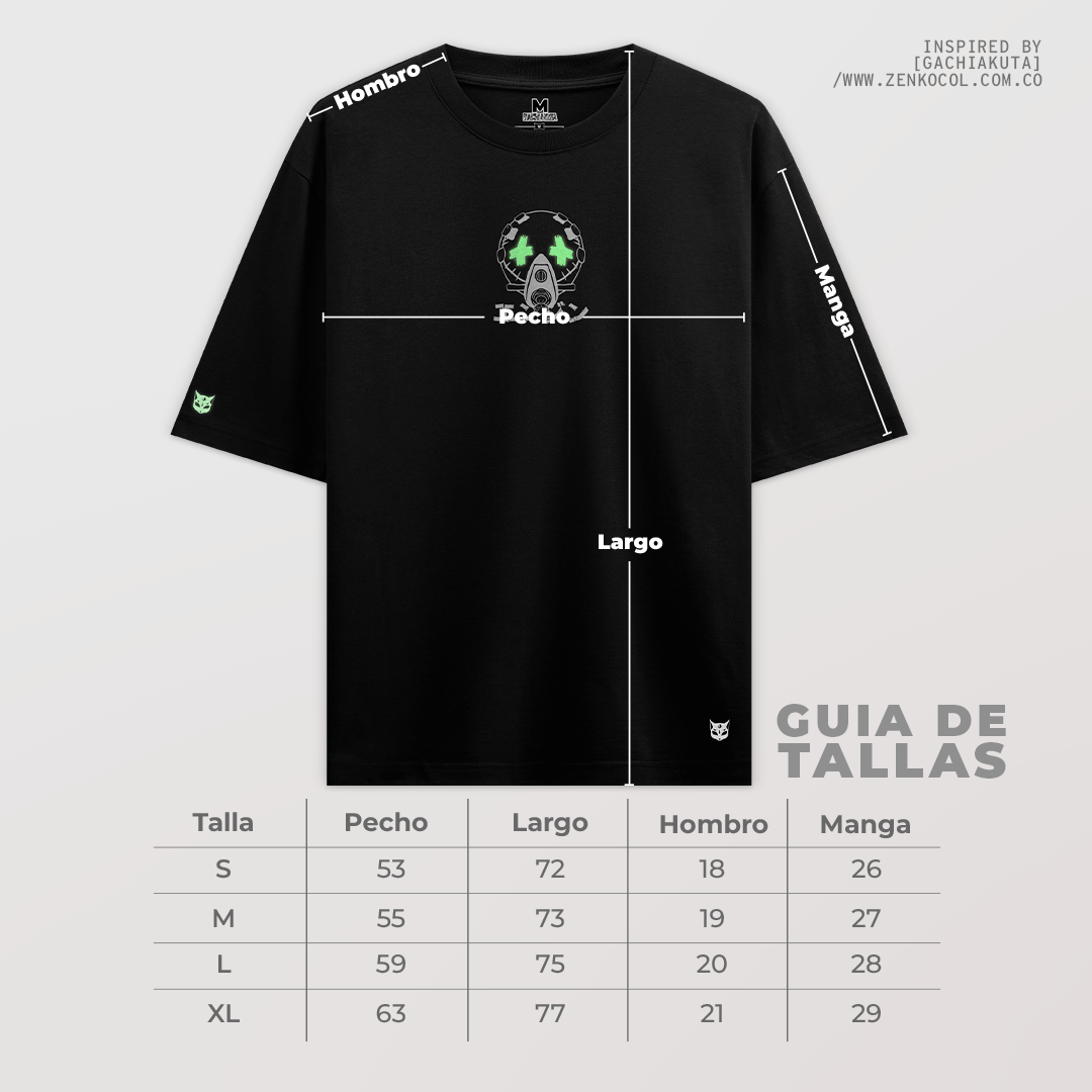 Camiseta OVERSIZE - Enjin Gachiakuta