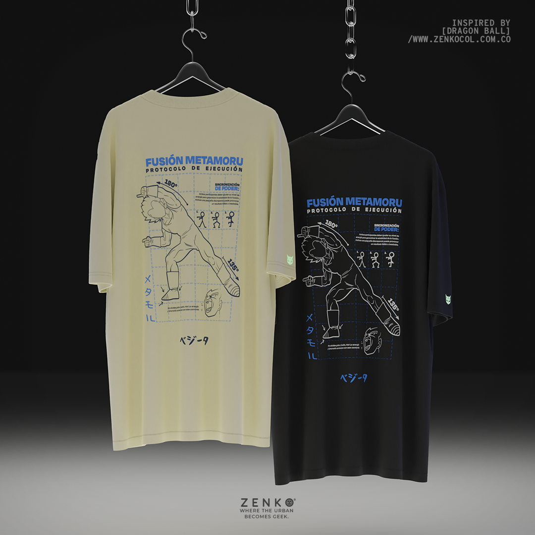 Camiseta Oversize - Vegeta Fusión
