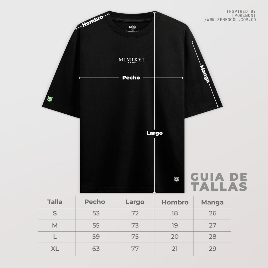Camiseta OVERSIZE - Mimikyu "El Grito"