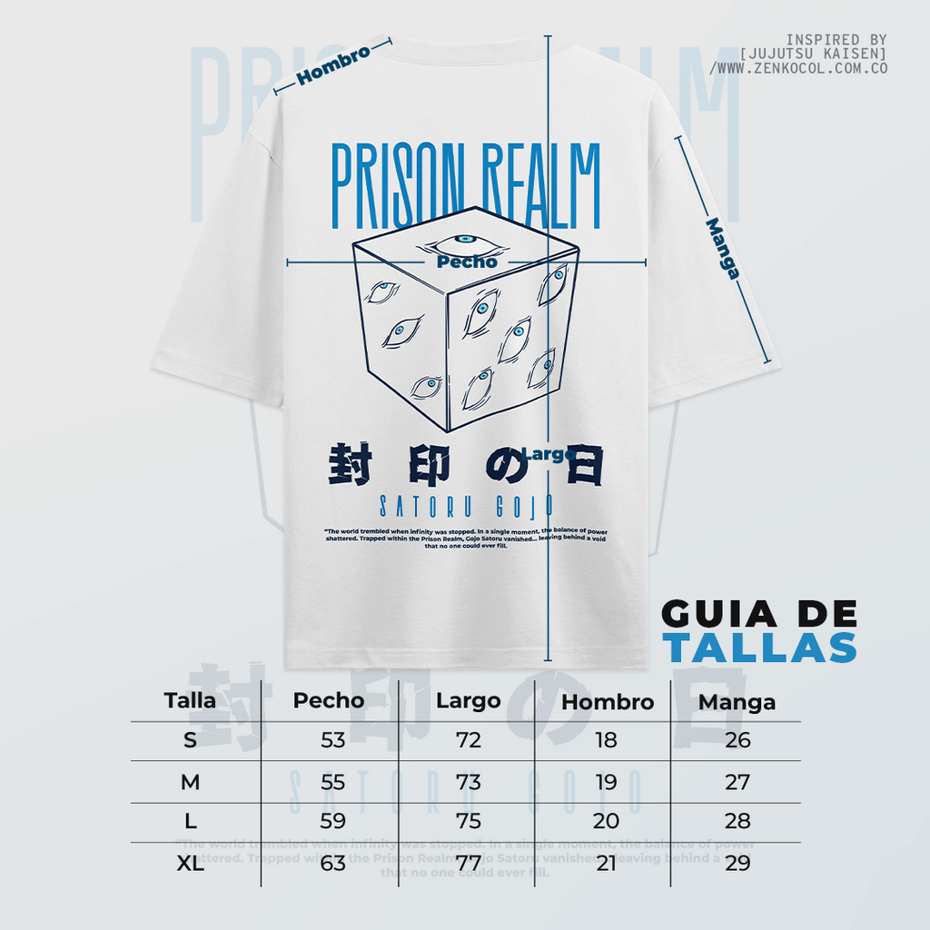 Camiseta Oversize - Prison Realm