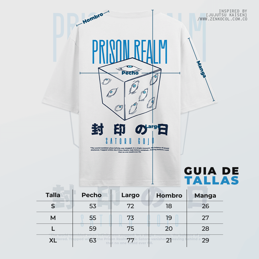 Camiseta Oversize - Prison Realm