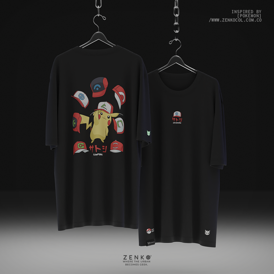 Camiseta Oversize - Pikachu
