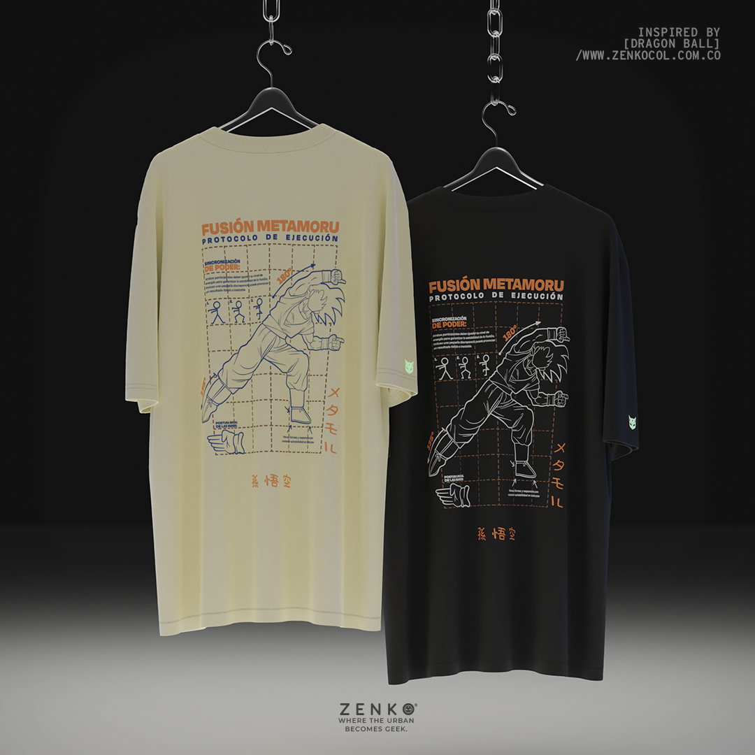 Camiseta Oversize - Goku Fusion
