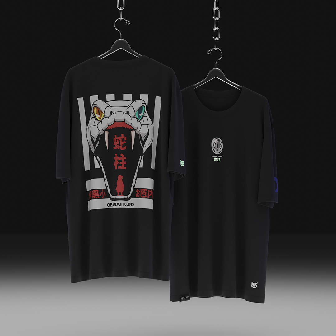 Camiseta Oversize - Pilar de la Serpiente