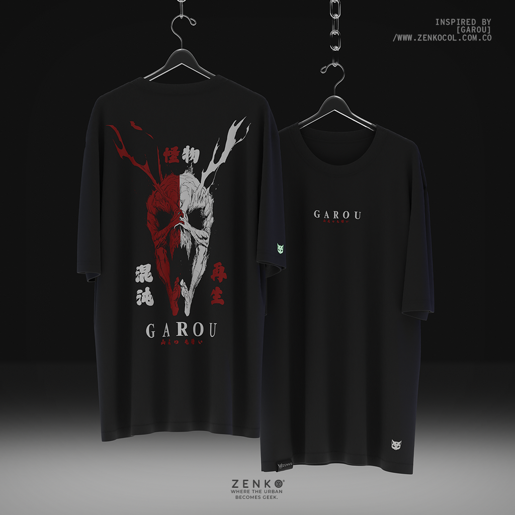 Camiseta Oversize - Garou Monstruo