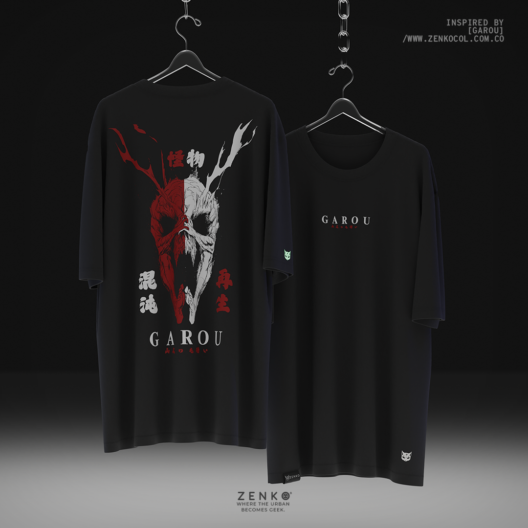 Camiseta Oversize - Garou Monstruo