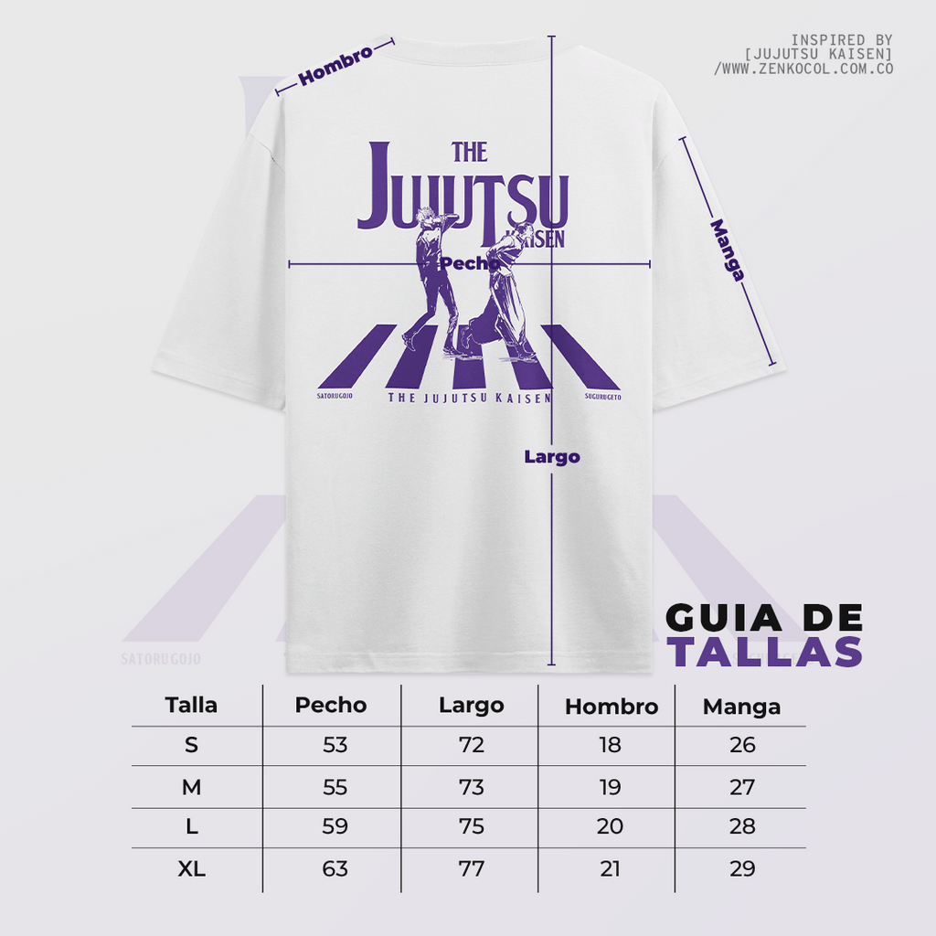 Camiseta Oversize - The Jujutsu Kaisen