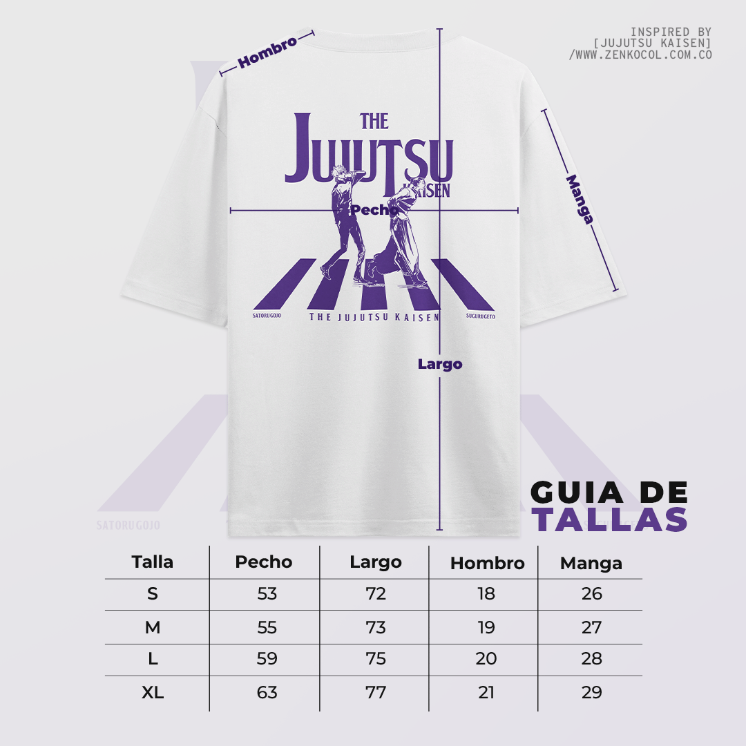 Camiseta Oversize - The Jujutsu Kaisen