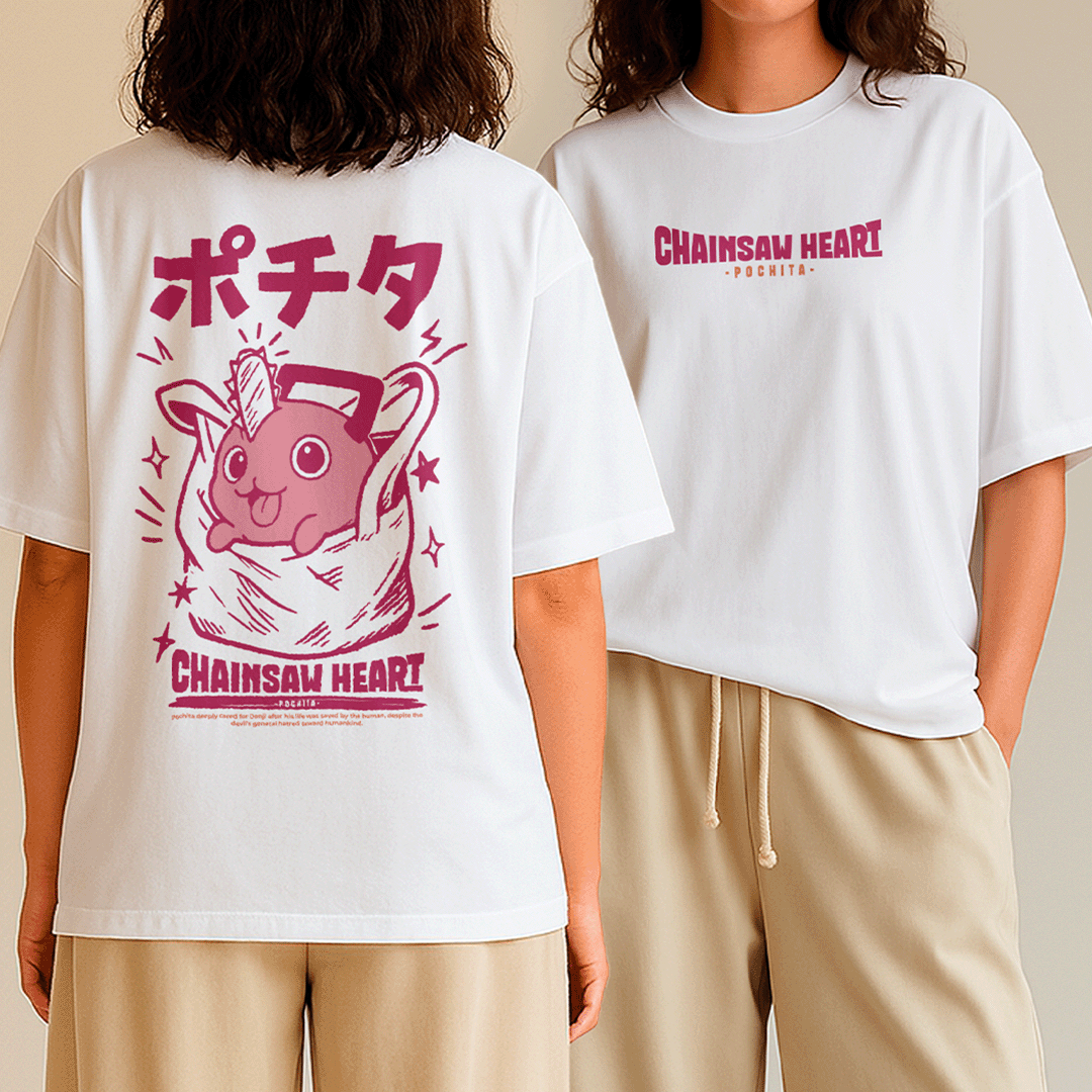 Camiseta Oversize - Pochita
