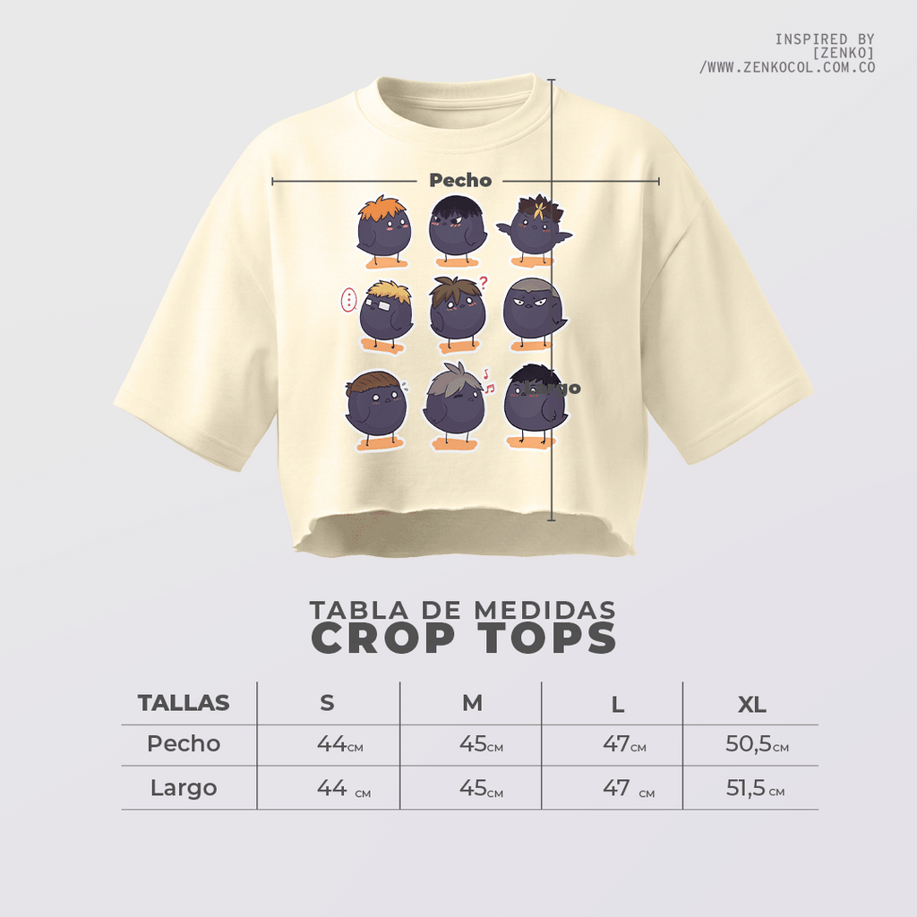 Crop Top - Haikyuu 'Karasuno'
