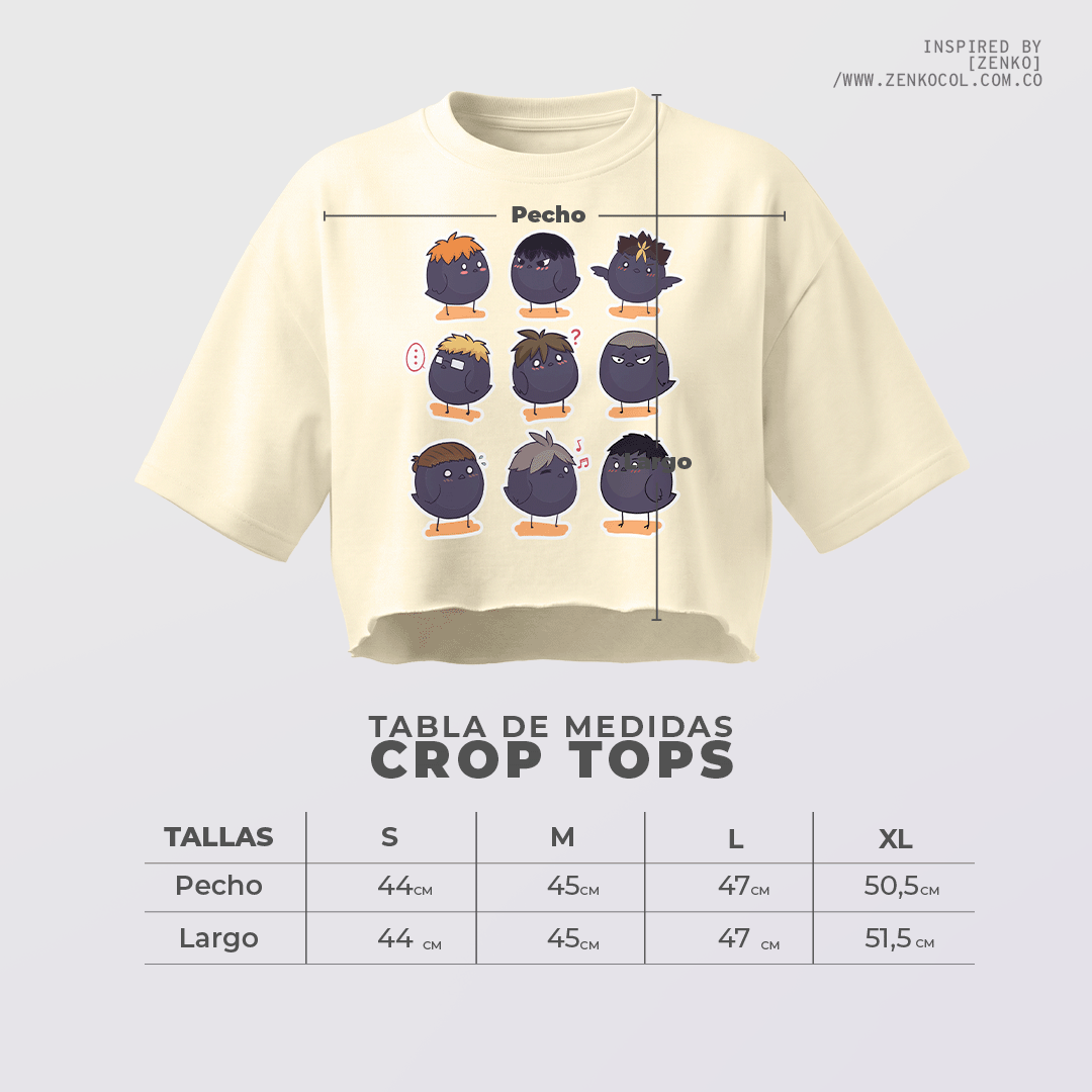 Crop Top - Haikyuu 'Karasuno'