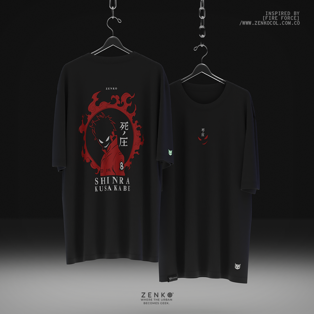 Camiseta Oversize - Shinra Fire Force