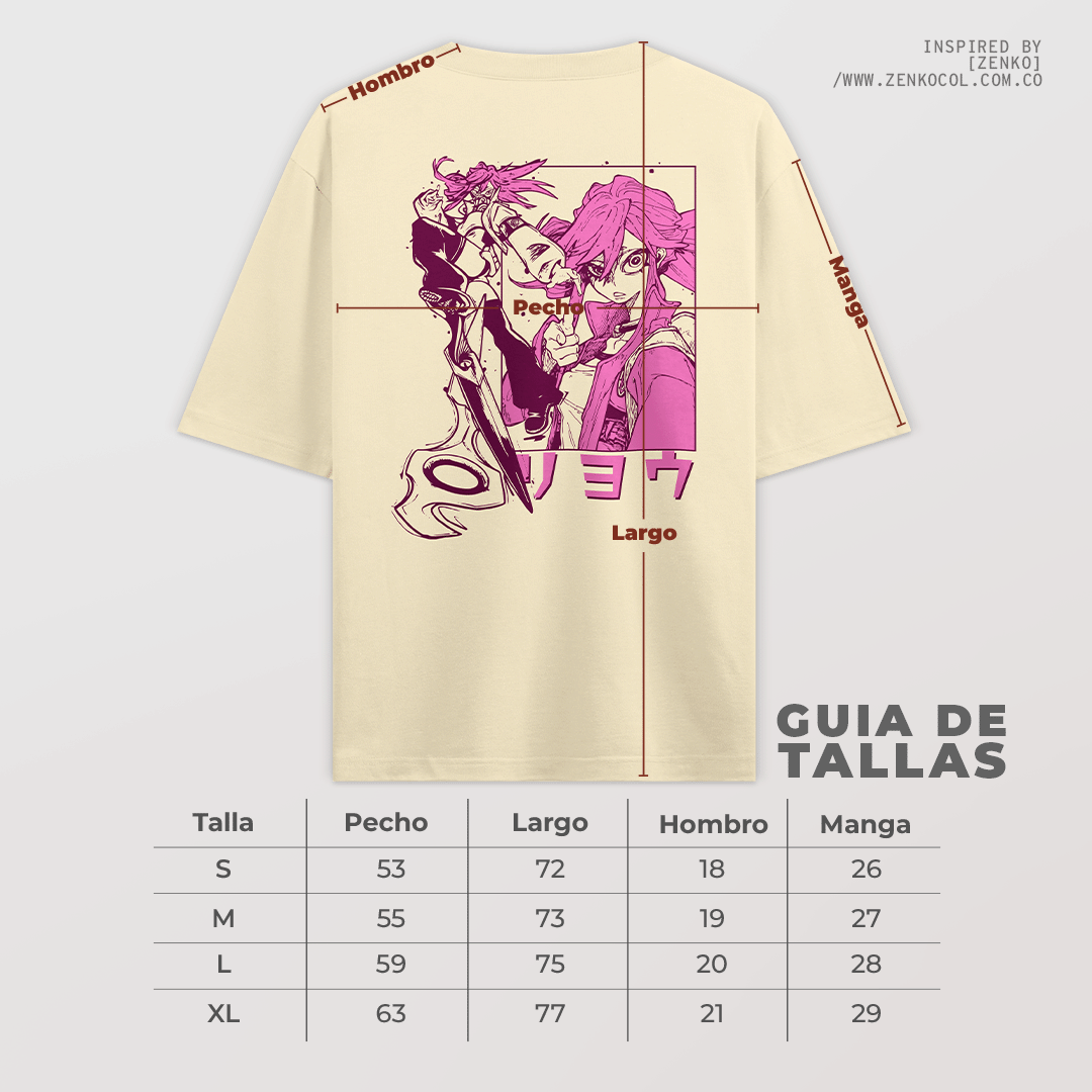 Camiseta OVERSIZE - Riyo Gachiakuta