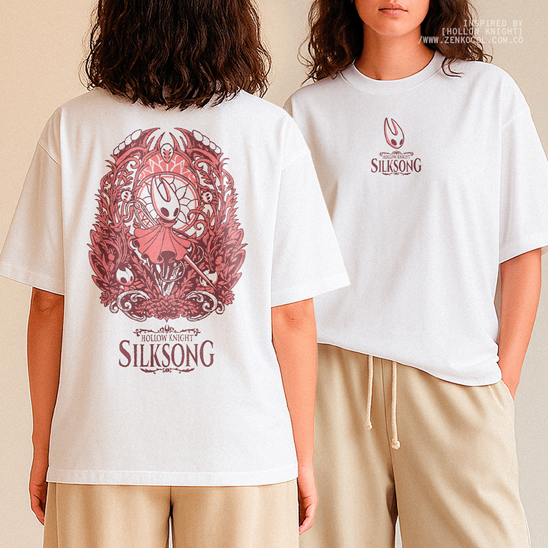 Camiseta Oversize - Hollow Knight Silksong