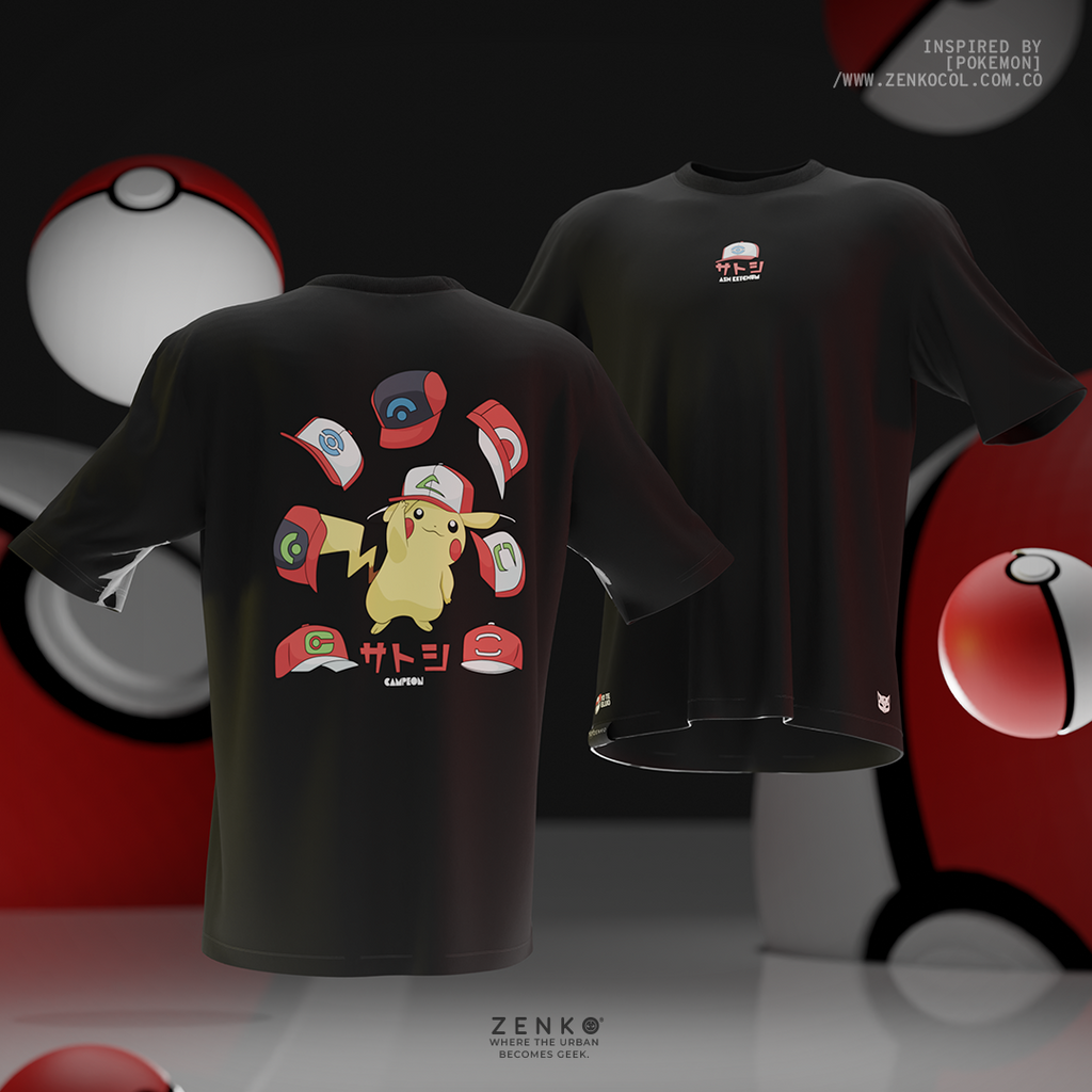 Camiseta Oversize - Pikachu