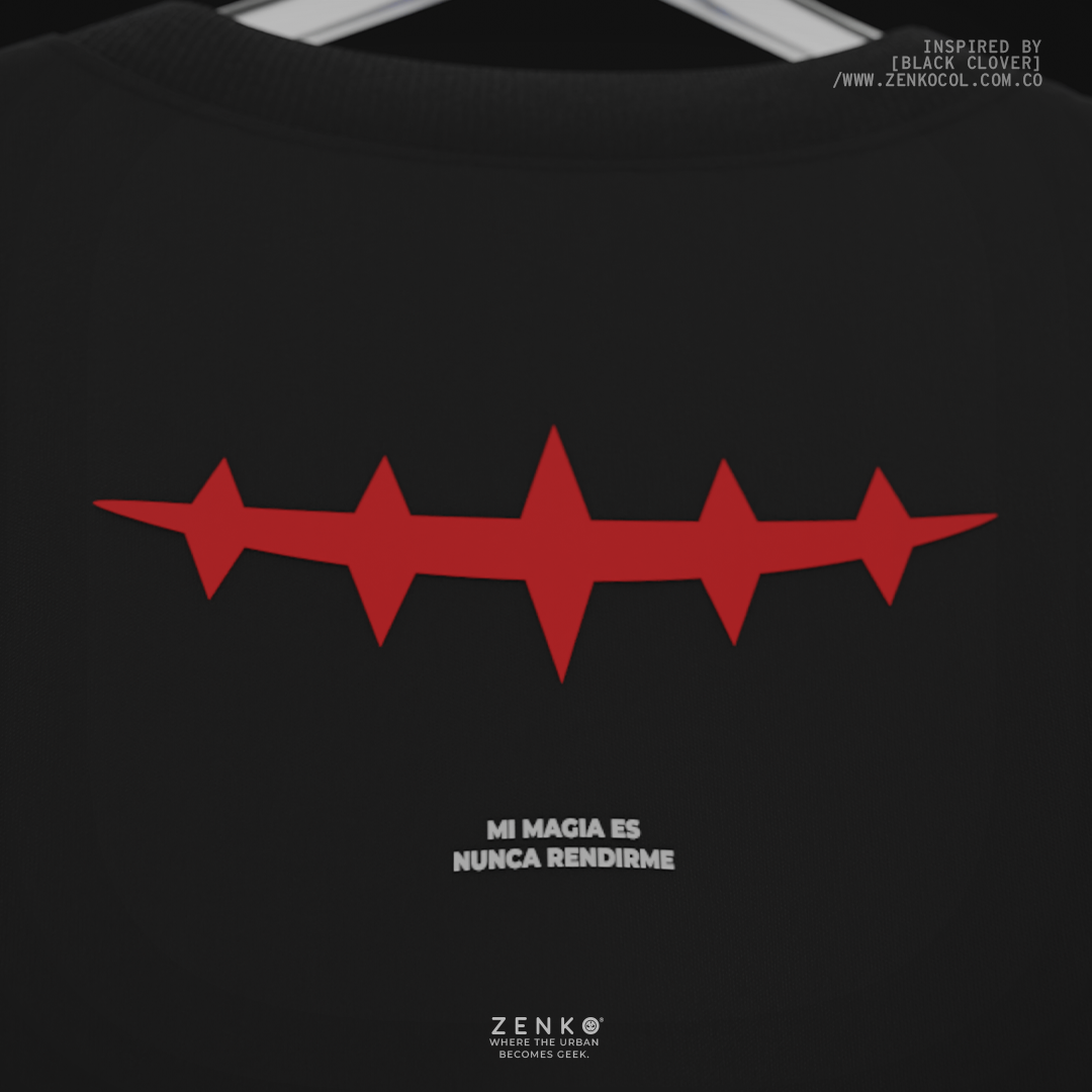 Camiseta Oversize - Asta Black Clover