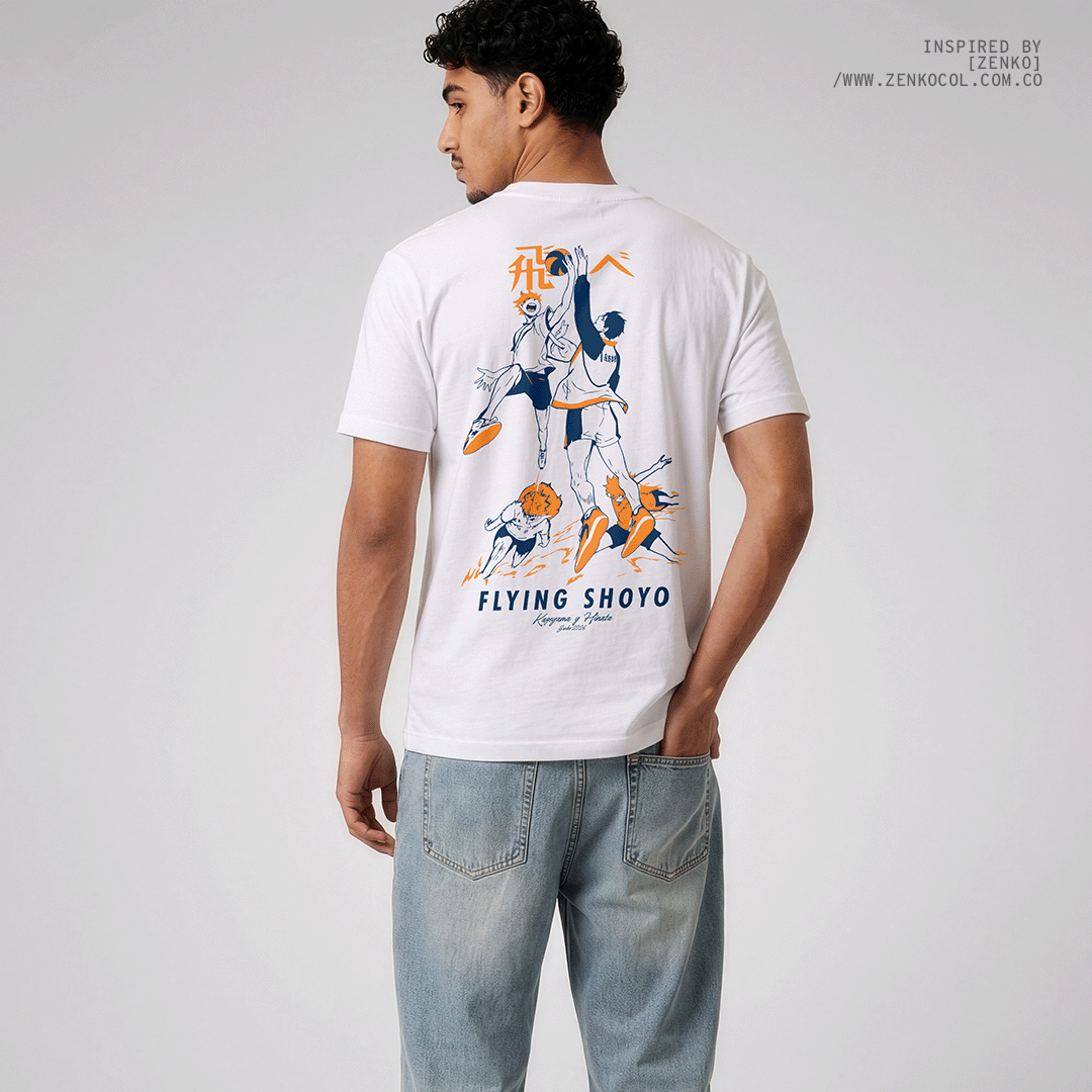 Camiseta Regular - Fit Haikyuu 'Flying Shoyo'