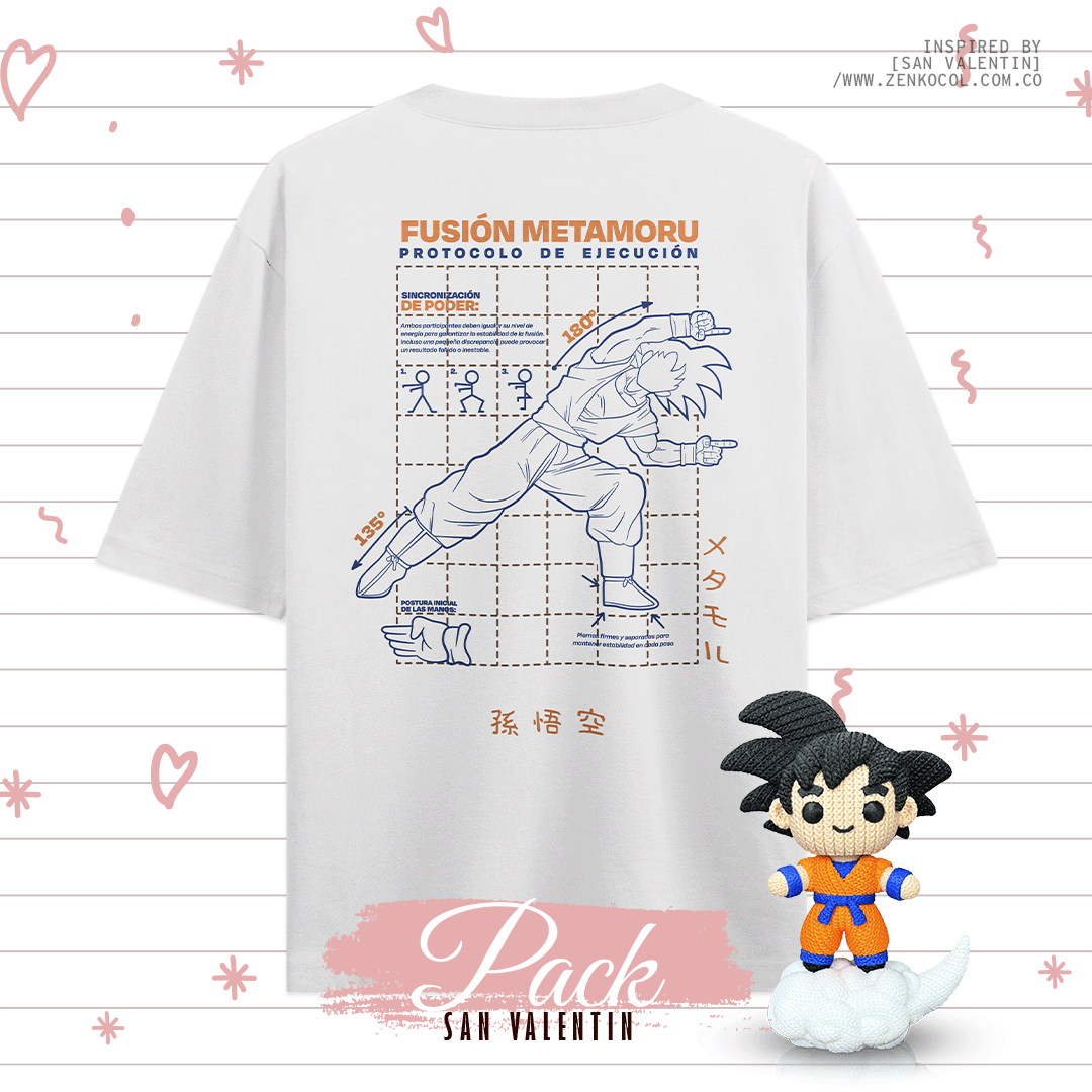 Camiseta Goku + Funko 3D