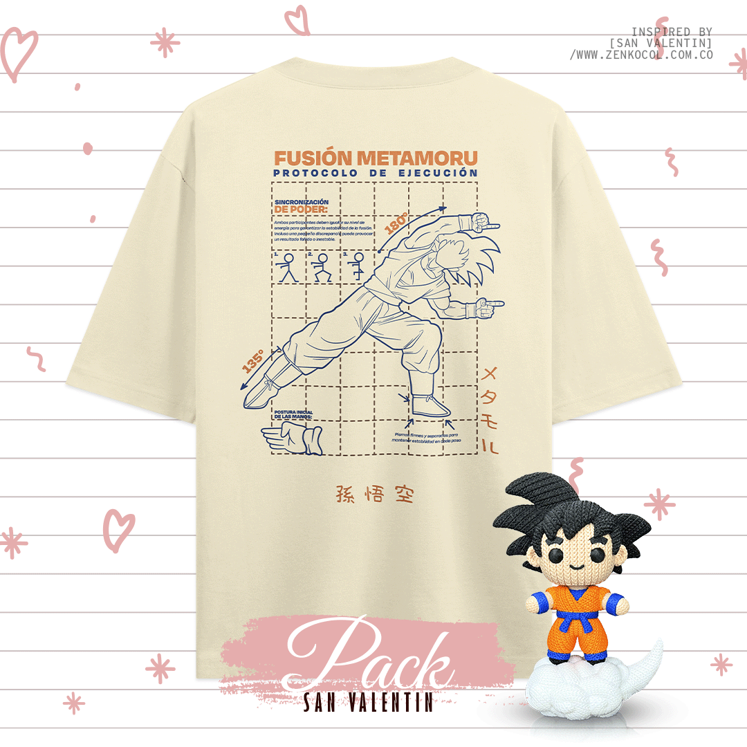 Camiseta Goku + Funko 3D