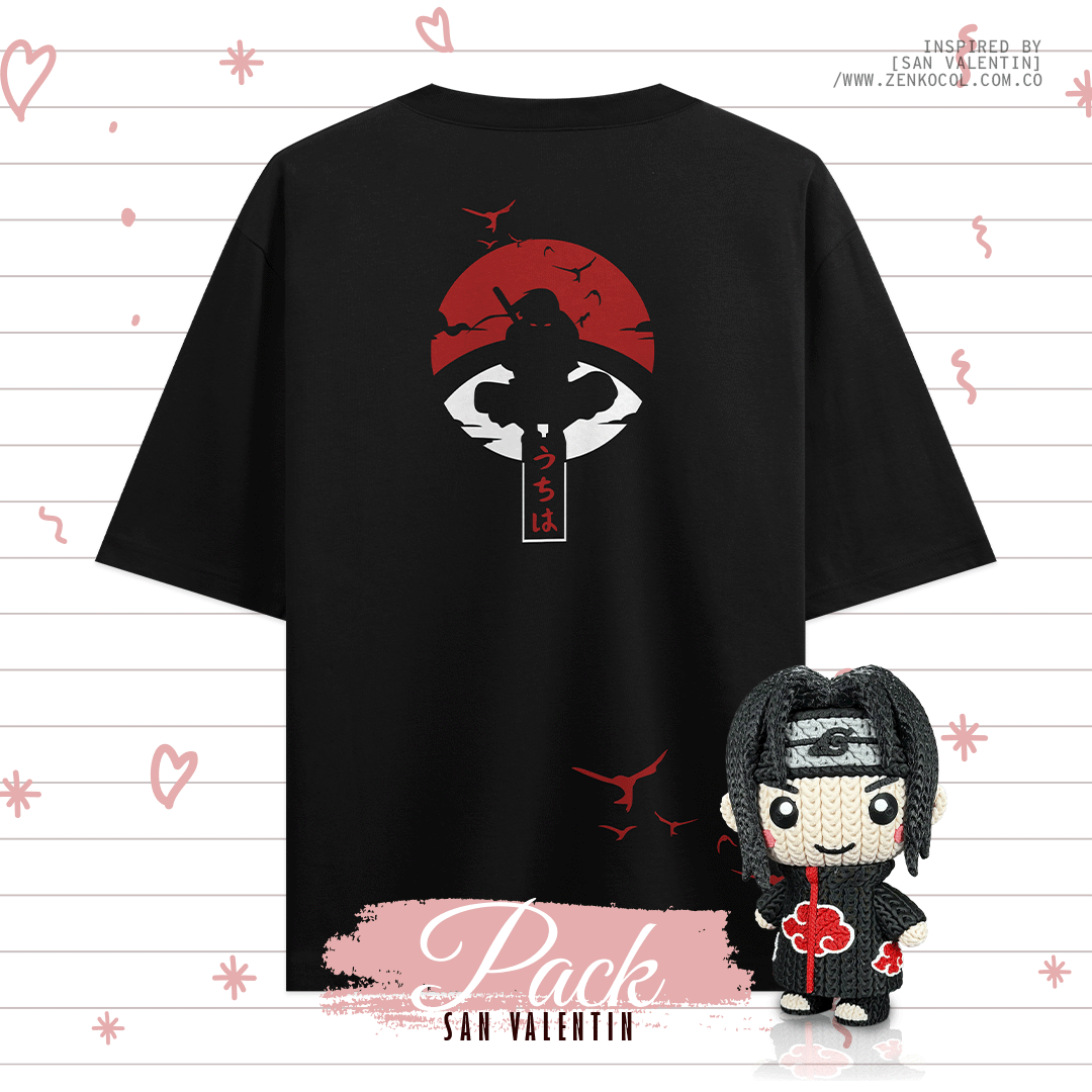 Camiseta Itachi + Funko 3D