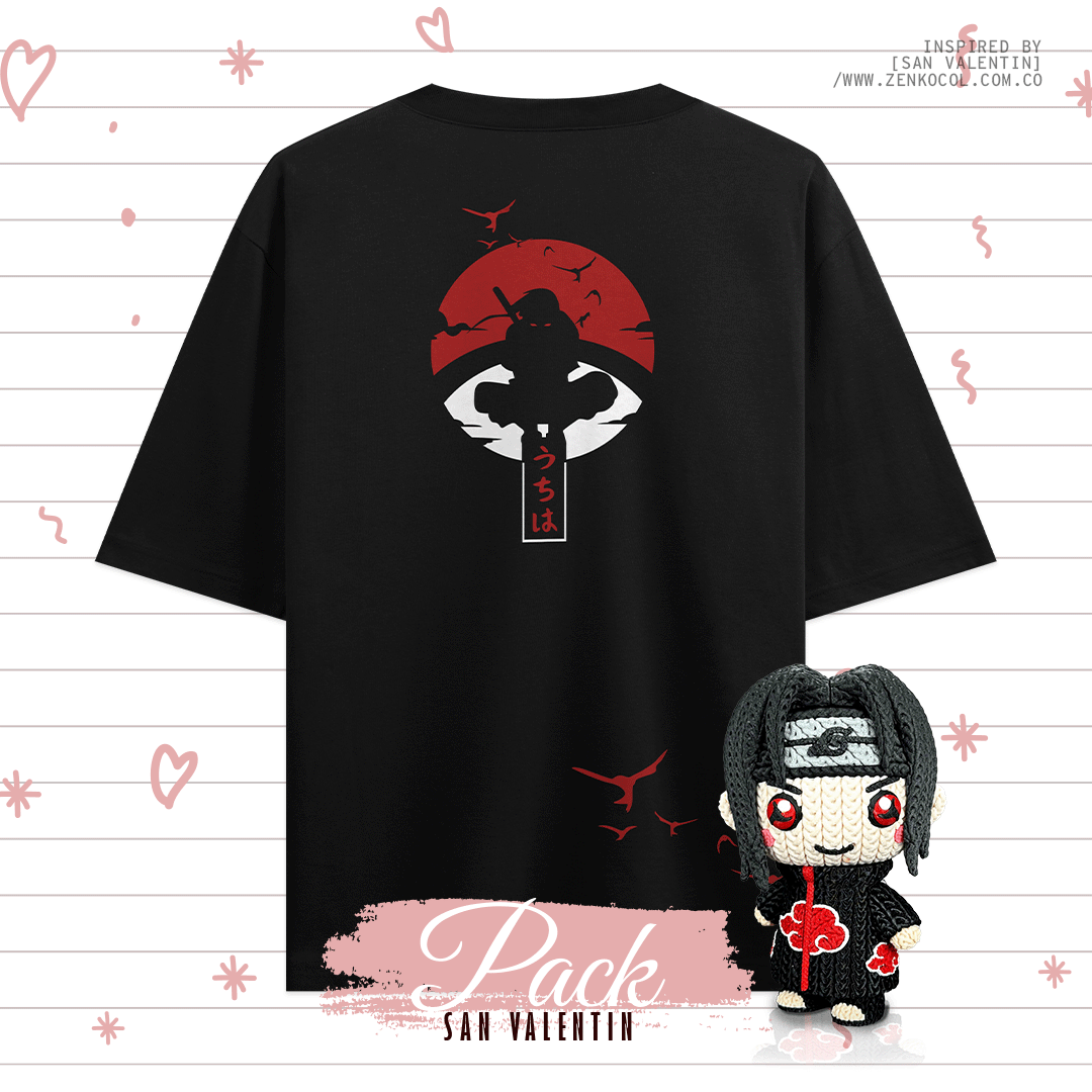 Camiseta Itachi + Funko 3D