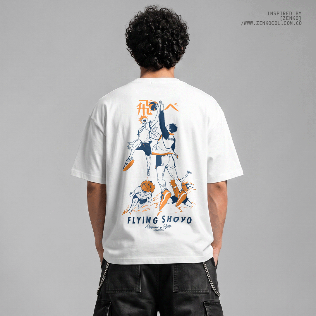 Camiseta Oversize -  Haikyuu 'Flying Shoyo'