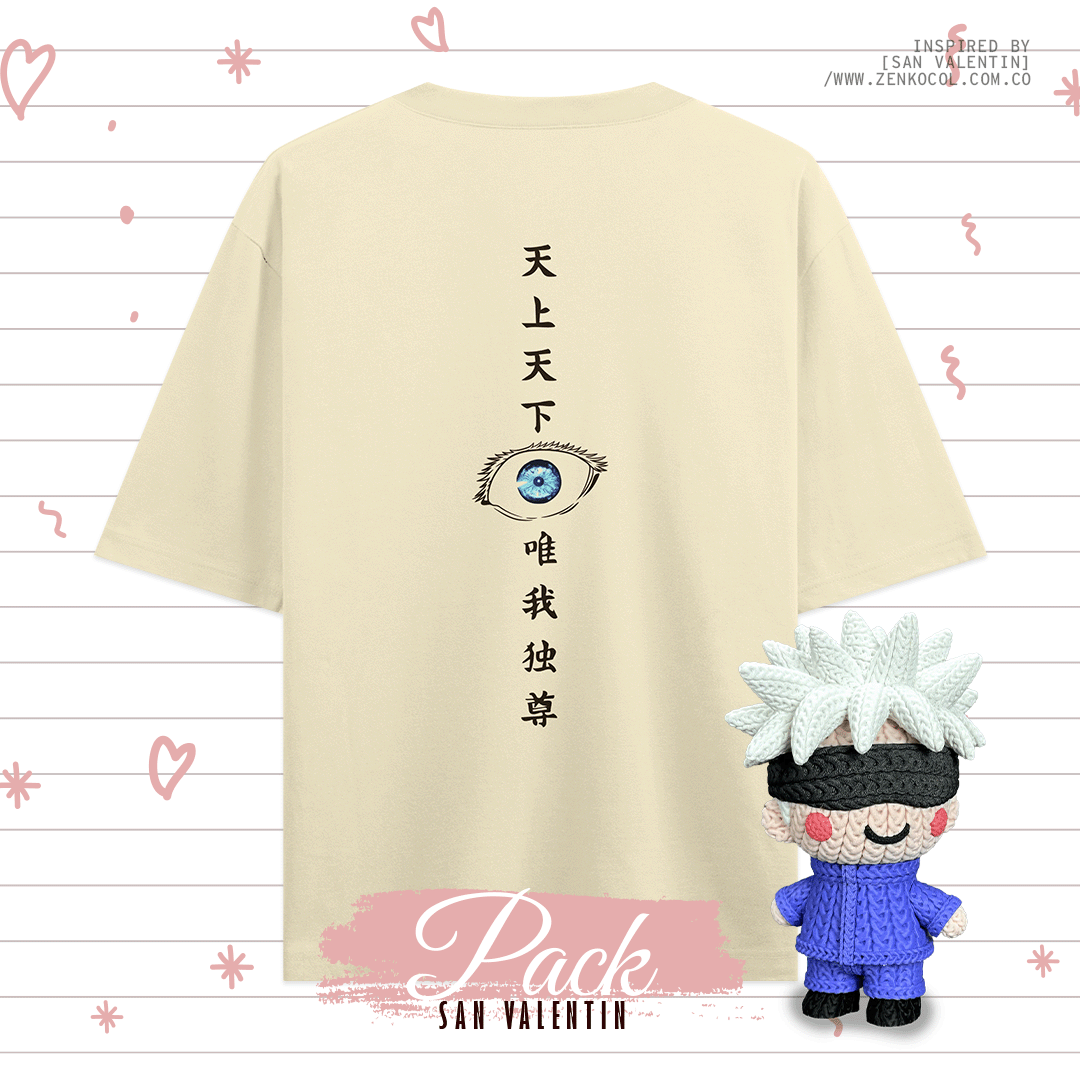 Camiseta Satoru + Funko 3D